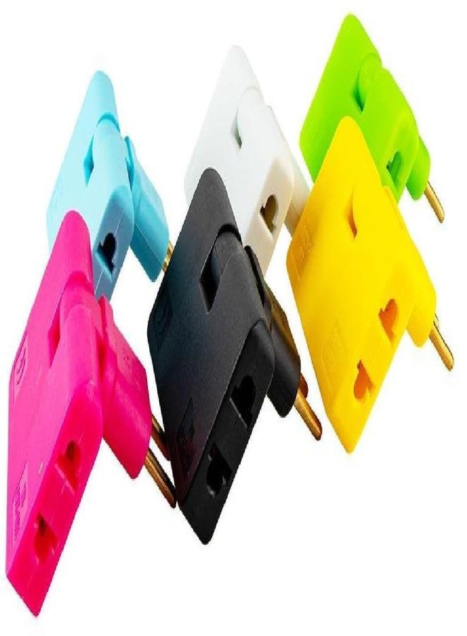 SPITEN 3 In 1 Rotatable Outlet Extender, 180° Rotation, 3 Prong Plug, Multi Colour - Image 5